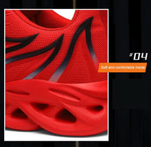 Load image into Gallery viewer, Men's Casual Sneakers Flame Print Running Mesh Shoes Outdoor Lightweight Twist Bottom Breathable Tennis Sport Shoes For Workout Walking Outdoor Sport Gym Fashion Sneakers