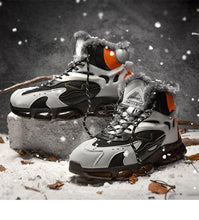 Load image into Gallery viewer, Men's Casual Sneakers Velvet New Winter Cold-Resistant Comfortable Warm Sports Shoes Winter Snow Boots Outdoor Hiking Shoes Fur Lined Warm Boots