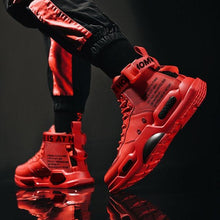 Load image into Gallery viewer, Men's High Quality Top Fashion Leather Sneakers Trend Comfortable Man Casual Shoes Outdoor Non-slip Breathable Mens Basketball Luxury Fashion Running Sneakers