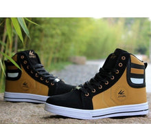 Load image into Gallery viewer, Men's High Top Sneakers Breathable Street Sports Shoes Hip Hop Trendy Style Casual Shoes Fashion Sneakers Breathable Comfort Walking Mens Sneakers
