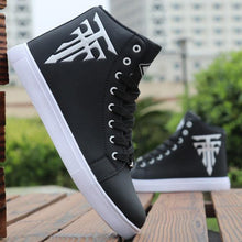 Load image into Gallery viewer, Men's High Top Sneakers Breathable Street Sports Shoes Hip Hop Trendy Style Casual Shoes Fashion Sneakers Breathable Comfort Walking Mens Sneakers