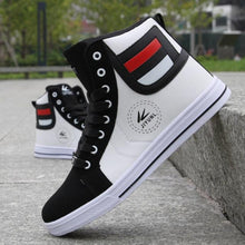 Load image into Gallery viewer, Men's High Top Sneakers Breathable Street Sports Shoes Hip Hop Trendy Style Casual Shoes Fashion Sneakers Breathable Comfort Walking Mens Sneakers