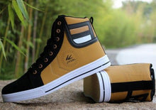 Load image into Gallery viewer, Men's High Top Sneakers Breathable Street Sports Shoes Hip Hop Trendy Style Casual Shoes Fashion Sneakers Breathable Comfort Walking Mens Sneakers