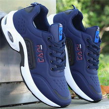 Load image into Gallery viewer, Men's Leather Autumn Shoes Casual Sneakers Tennis Fashion White Trainers Sneakers Casual Leather Fashion Sneakers Breathable Sports Running Sneakers