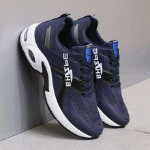 Load image into Gallery viewer, Men's Leather Autumn Shoes Casual Sneakers Tennis Fashion White Trainers Sneakers Casual Leather Fashion Sneakers Breathable Sports Running Sneakers