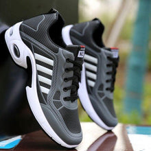 Load image into Gallery viewer, Men's Leather Autumn Shoes Casual Sneakers Tennis Fashion White Trainers Sneakers Casual Leather Fashion Sneakers Breathable Sports Running Sneakers