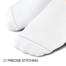 Load image into Gallery viewer, Comfort Rich Men's No Show Socks - Black, and White Cotton, Size 10-13