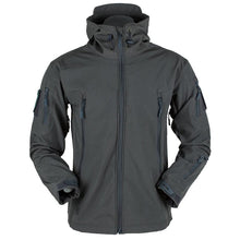 Load image into Gallery viewer, Men's Outdoor Soft Fleece Jacket Men's And Women's Jacket Unique Jackets For Men Windproof Waterproof Breathable Jacket Thermal Hooded Tactical Jacket Outdoor Camouflage Fleece Hooded Coat