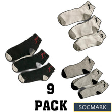 Load image into Gallery viewer, High-Quality Men's Cotton Thermal Socks 9-Pack (Sizes 9-11, 10-13) - Winter Warmth