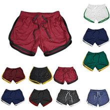 Load image into Gallery viewer, Men's Sports Gym Athletic Shorts Middle Trousers Elastic Band Sports Man Middle Soft Cotton Blend Running Women's Shorts Men's Sports Gym Sports Shorts Middle Pants Elastic Band Sports Men's Medium Soft Cotton Blend Running