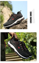 Load image into Gallery viewer, Men's Sports Hiking Shoes Low-Top Breathable Non-Slip Wear-Resistant Outdoor Leisure Sports Shoes Men Leather Non-Slip Sneakers Lightweight Low Top For Outdoor Trailing Walking Shoes