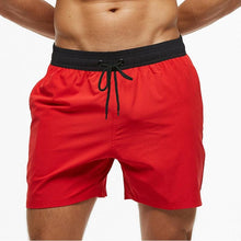 Load image into Gallery viewer, Men's Stretch Swim Trunks Quick Dry Beach Shorts With Zipper Pockets and Mesh Lining Men's Swim Trunks Quick Dry Beach Shorts with Pockets Swimsuits for Men
