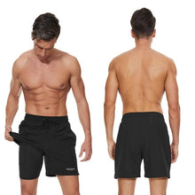 Load image into Gallery viewer, Men's Swimming Trunks with Compression Liner 2 in 1 Quick-Dry Gym Sports Shorts Swim Shorts with Pockets Beach Swimming Trunks Quick Dry Swim Shorts with Pockets