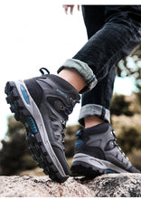 Load image into Gallery viewer, Men's Women's High-Top Boots Casual Shoes Breathable Outdoor Hiking Boots Non-slip Shading Wear-Resistant Hiking Boots Breathable Skid Resistance Leather Shoes