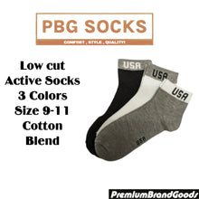 Load image into Gallery viewer, Unisex Cotton-Blend Low Cut Socks Men/Women 9-11, Comfort Fit - Packs of 6/12