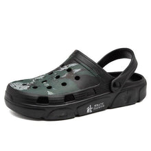 Load image into Gallery viewer, Men Sandals Summer Camouflage Hole Shoes Garden Shoes Outdoor Non-slip Beach Shoes Flat Sandals Home Slippers Unisex Garden Clogs Shoes Slippers Sandals For Mens