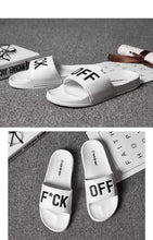 Load image into Gallery viewer, Men Slippers Unisex Bathroom Home Slides Male Couple Beach Sandals Fashion House Shoes Non-slip Flip Flops Mens Bathroom Pool Non-Slip Quick Drying Fashion Slippers