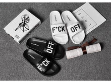 Load image into Gallery viewer, Men Slippers Unisex Bathroom Home Slides Male Couple Beach Sandals Fashion House Shoes Non-slip Flip Flops Mens Bathroom Pool Non-Slip Quick Drying Fashion Slippers