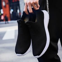 Load image into Gallery viewer, Men Sneakers Lightweight Casual Slip On Walking Socks Sneakers Trainers Mesh Flat Breathable Summer Walking Beach Mesh Shoes Comfortable Mesh Athletic Espadrilles