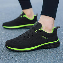 Load image into Gallery viewer, Men Sport Lightweight Running Sneakers Walking Casual Breathable Shoes Non-Slip Comfortable Black Fashion Men Casual Shoes Running Walking Sneakers