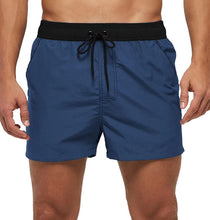 Load image into Gallery viewer, Men Swimwear Shorts Male Swimming Trunks Swimsuits Man Surf Beach Swim Sports Pants Board Mesh New Summer Men's Clothing Beach Swimming Casual with Adjustable Elastic Cord