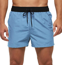 Load image into Gallery viewer, Men Swimwear Shorts Male Swimming Trunks Swimsuits Man Surf Beach Swim Sports Pants Board Mesh New Summer Men's Clothing Beach Swimming Casual with Adjustable Elastic Cord