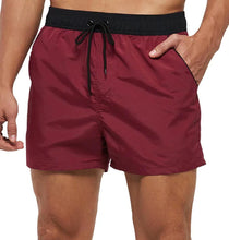 Load image into Gallery viewer, Men Swimwear Shorts Male Swimming Trunks Swimsuits Man Surf Beach Swim Sports Pants Board Mesh New Summer Men's Clothing Beach Swimming Casual with Adjustable Elastic Cord