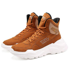 Load image into Gallery viewer, Men Winter Autumn Warm Modern High Tops Shoes Rubber Sole Running Sport Shoes High Quality Mesh Walking Jogging Non Slip Athletic Mens Sneakers