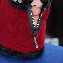 Load image into Gallery viewer, Men Winter Knitted Hat With Zipper New Add Fur Lined Warm Brim Winter Hats For Men Keep Face Ear Warm Balaclava Cap Balaclava Gorgas Bonnet Knitted Hat Windproof Ski Mask Cold Weather Face Mask Motorcycle Balaclava Hood Warmer Winter Sports Cap