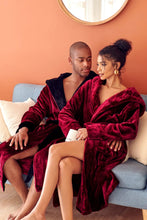 Load image into Gallery viewer, Men’s Robe with Hood – Ultra-Soft Plush Comfort for Everyday Use