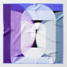 Load image into Gallery viewer, Harmony - Silk Pocket Square - Blue