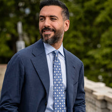 Load image into Gallery viewer, Antinori - Printed Silk Tie - Blue