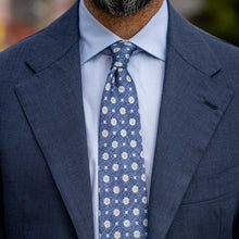 Load image into Gallery viewer, Antinori - Printed Silk Tie - Blue