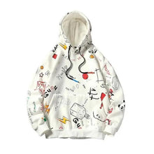 Load image into Gallery viewer, Mens Casual Hoodie Sweatshirt Vintage Yellow Painted Style Hip Hop Creativity Streetwear Men Hooded Sweatshirt Streetwear Loose Hoodies Letter Printing Hoody