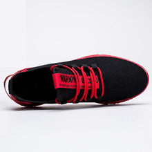 Load image into Gallery viewer, Mens Casual Shoes Sneakers Mens Breathable No-slip Air Mesh Lace Up Wear-Resistant Slip On Shoes Men's Tennis Walking Casual Shoes Black Sport Gym Breathable Sneakers