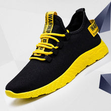 Load image into Gallery viewer, Mens Casual Shoes Sneakers Mens Breathable No-slip Air Mesh Lace Up Wear-Resistant Slip On Shoes Men's Tennis Walking Casual Shoes Black Sport Gym Breathable Sneakers