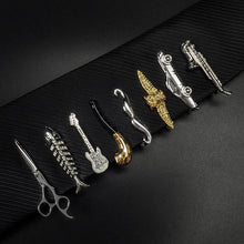 Load image into Gallery viewer, Mens Copper Tie Clip Bar Necktie Pin Clasp Classic Tie Clips Tie Clip For Men Necktie Clips Pin For Mens Wedding Charm Creative Gifts Clip Quality Mens Luxury Gifts Jewelry Tie Bar Suitable For Holiday Gifts Family Parties And Anniversaries
