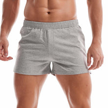 Load image into Gallery viewer, Mens Cotton Sleep Bottoms Lounge Home Pajama Shorts Elastic Waist Breathable Solid Underwear Boxers Man Jogger Yoga Sport Shorts Bodybuilding Workout Shorts Lightweight Running Lounge Cotton Sleep Bottoms
