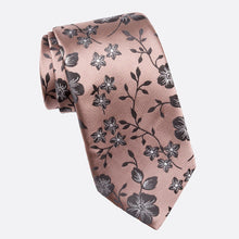 Load image into Gallery viewer, Silvio - Silk Jacquard Tie - Dusty Rose