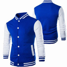 Load image into Gallery viewer, Mens Fashion Casual Slim Fit Jacket Men/Boy Baseball Jacket Men Fashion Design Classic Elegant Clothing Men's College Comfortable Jacket High School Long Sleeves Jackets