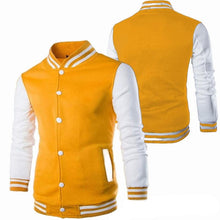 Load image into Gallery viewer, Mens Fashion Casual Slim Fit Jacket Men/Boy Baseball Jacket Men Fashion Design Classic Elegant Clothing Men's College Comfortable Jacket High School Long Sleeves Jackets