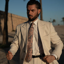Load image into Gallery viewer, Silvio - Silk Jacquard Tie - Dusty Rose