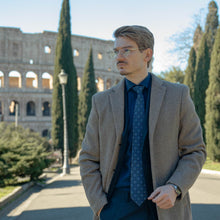 Load image into Gallery viewer, Trento - Silk Jacquard Tie - Blue