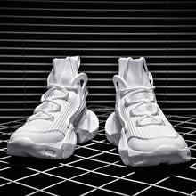 Load image into Gallery viewer, Mens High Top Fashion Socks Sneakers Men Trend Comfortable Casual Shoes Outdoor Non-slip Breathable Men's Height Increasing Casual Outdoor High Quality Mesh Walking Jogging Sneakers