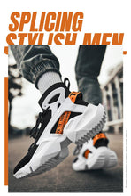 Load image into Gallery viewer, Mens High Top Fashion Socks Sneakers Men Trend Comfortable Casual Shoes Outdoor Non-slip Breathable Men's Height Increasing Casual Outdoor High Quality Mesh Walking Jogging Sneakers
