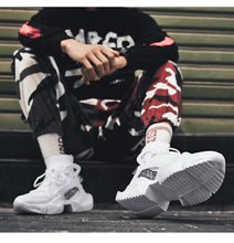 Load image into Gallery viewer, Mens High Top Fashion Socks Sneakers Men Trend Comfortable Casual Shoes Outdoor Non-slip Breathable Men's Height Increasing Casual Outdoor High Quality Mesh Walking Jogging Sneakers
