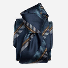 Load image into Gallery viewer, Corso - Silk Jacquard Tie - Petrol Blue