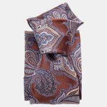 Load image into Gallery viewer, Cortina - Silk Jacquard Tie - Copper
