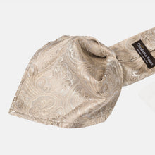 Load image into Gallery viewer, Montecarlo - Silk Jacquard Tie - Champagne