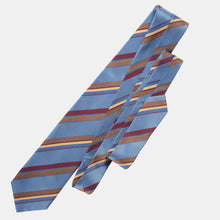 Load image into Gallery viewer, Battisti - Silk Jacquard Tie - Steel Blue